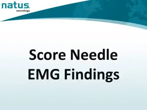 22. UltraPro First Generation Hardware - Score Needle EMG Findings