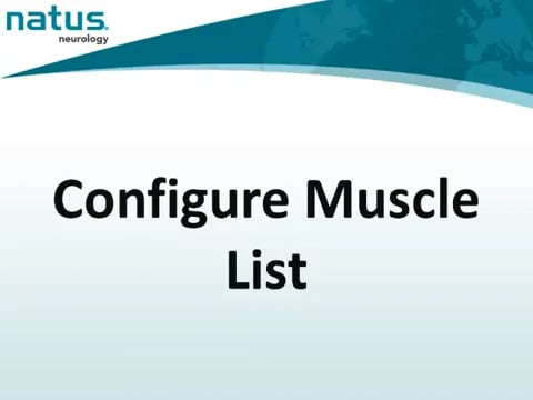 25. UltraPro First Generation Hardware - Configure Muscle List