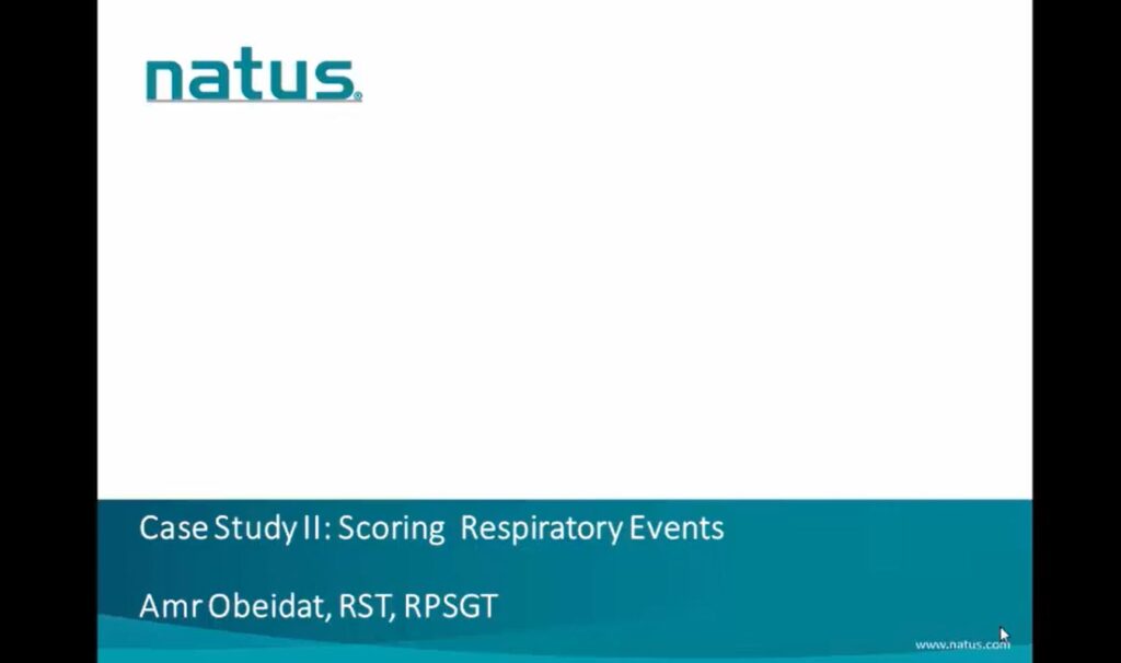 Case Study Scoring Respiratory Events