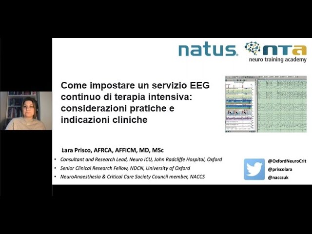 Come impostare un servizio EEG continuo di terapia intensiva