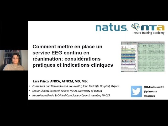 Comment mettre en place un service EEG continu en réanimation