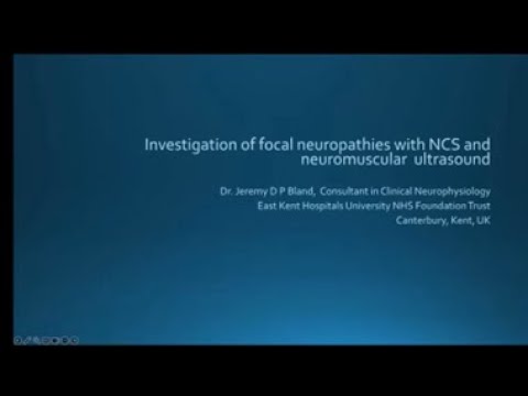 Investigation of focal neuropathies with NCS and neuromuscular ultrasound