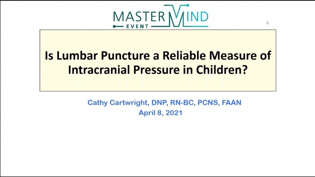 Is Lumbar Puncture a Reliable Measure of Intracranial Pressure in Children