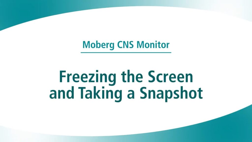 Moberg Chapter 5 - Freezing the Screen and Taking a Snapshot