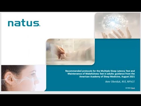 Multiple Sleep Latency Test and Maintenance of Wakefulness Test in adults