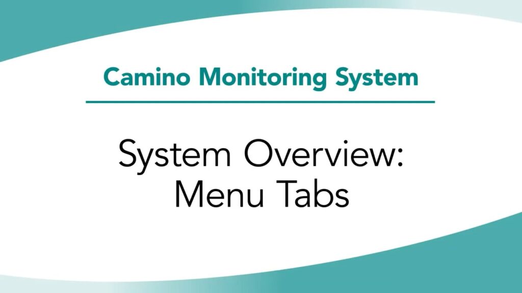 Natus Camino In-Service Chapter 5_ Menu Tabs