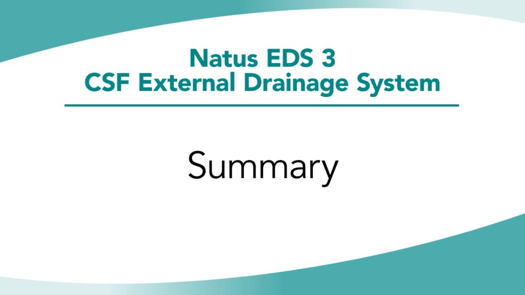Natus® EDS 3® In-Service Chapter 12: Conclusion