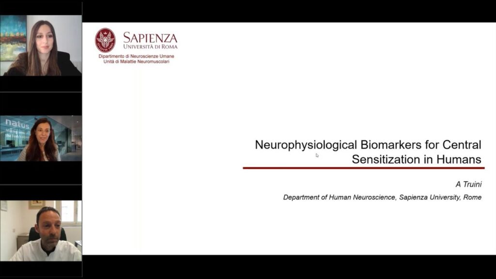 Neurophysiological biomarkers of central sensitization in humans