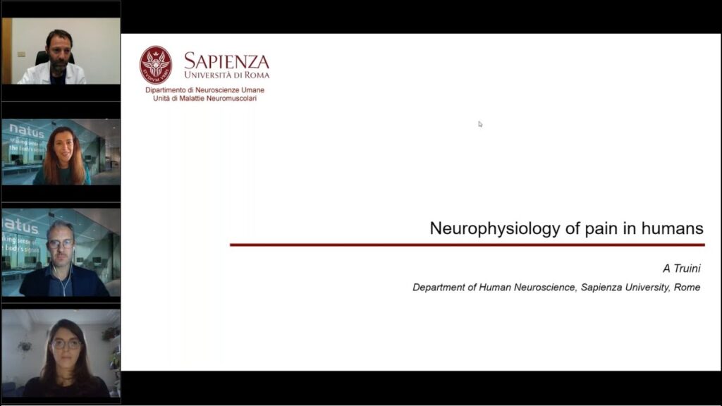 Neurophysiology of pain in humans