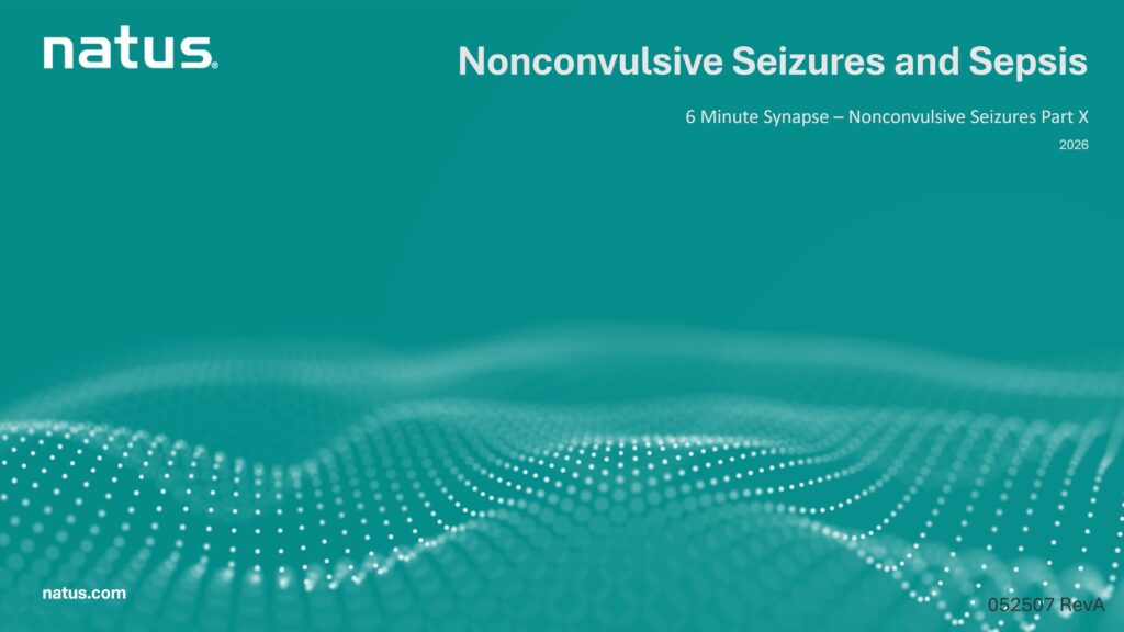 6 Min synapse series for POC EEG Nonconvulsive Seizures and Sepsis - Part 10