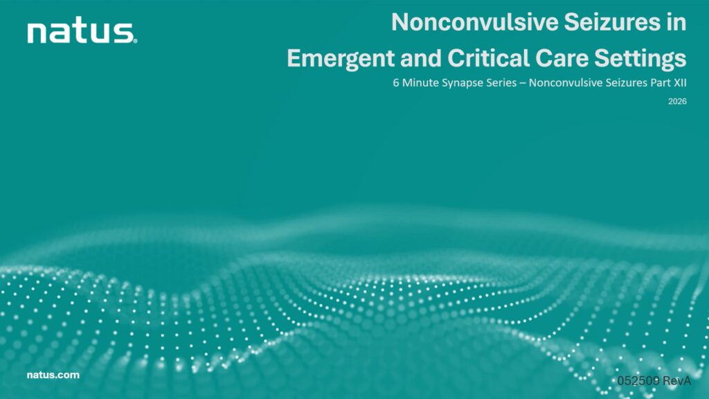 6 Min synapse series for POC EEG Point of Care EEG in the Emergency Department & ICU - Part 12