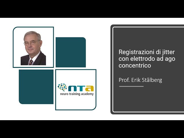 Registrazioni di jitter con elettrodo ad ago concentrico