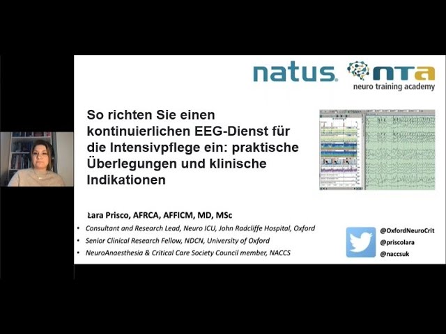 So richten Sie einen kontinuierlichen EEG-Dienst für die Intensivpflege ein praktische Überlegungen