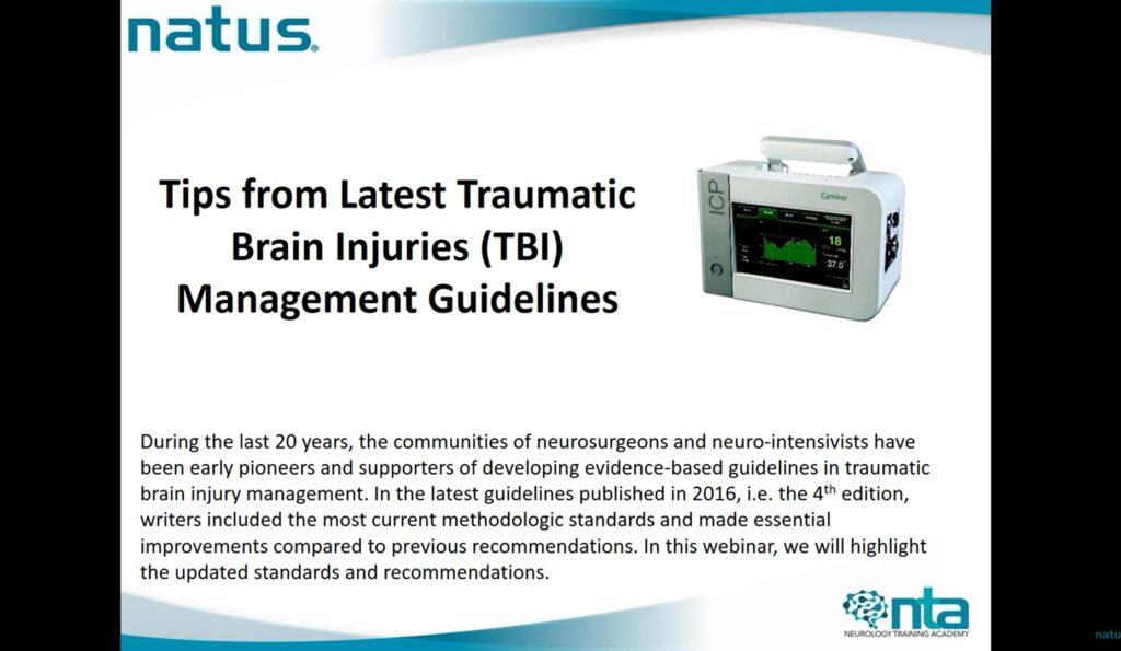 Tips from Latest TBI Management Guidelines