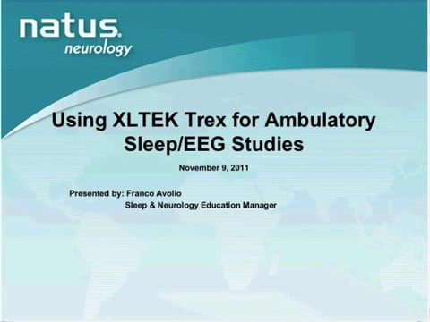 Trex HD Video Ambulatory Setup