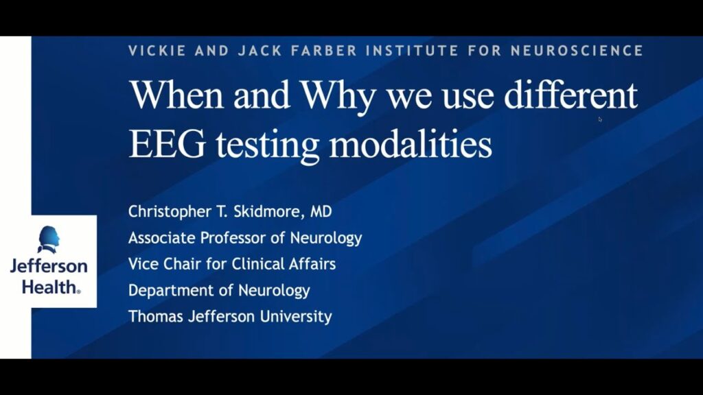 When and Why we use EEG testing modalities